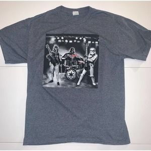 Vintage‎ Star Wars Rock Band Playing Instruments Shirt